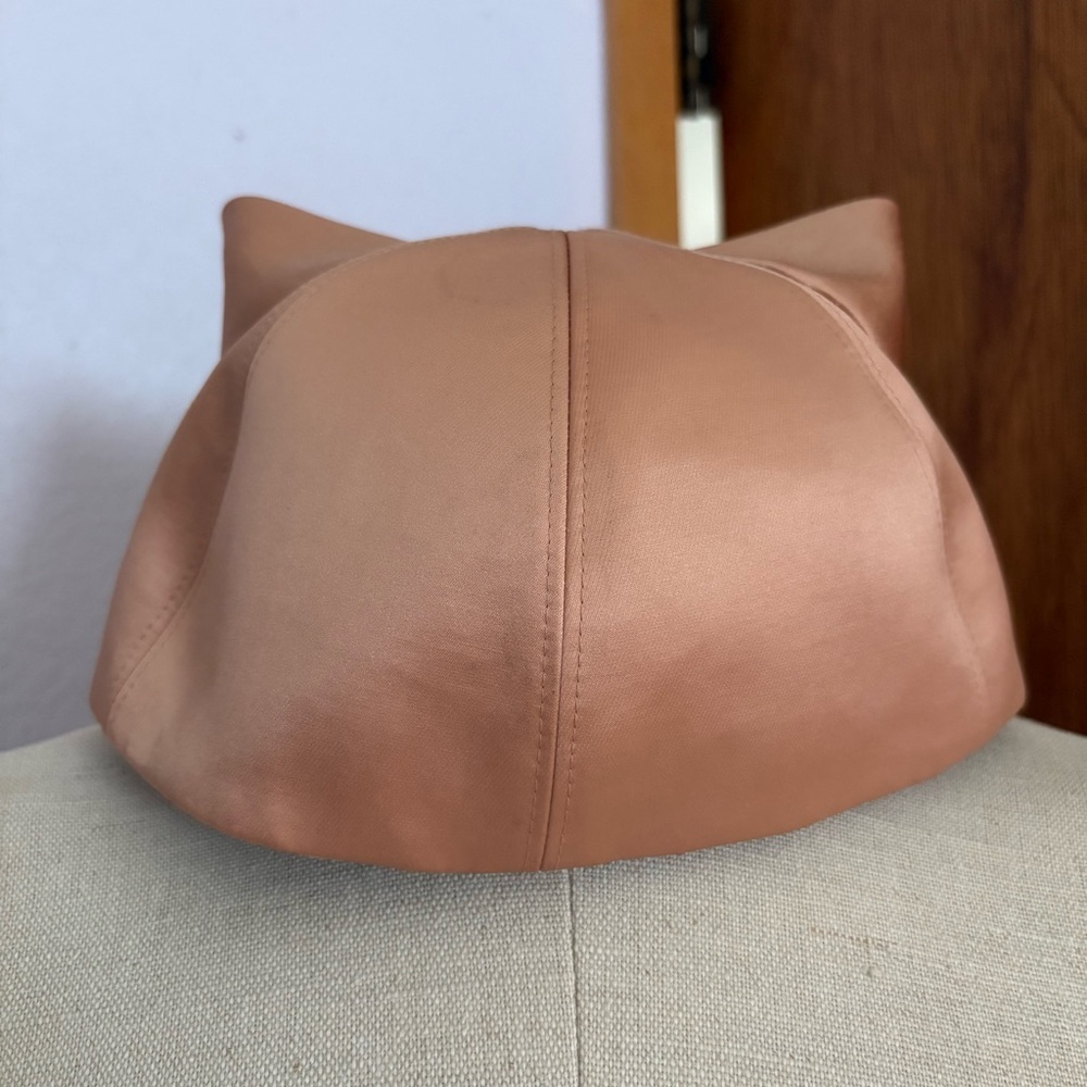 C4LA Japan Pink CAT EARS Hat Black Bow Cotton Blend - Picture 3 of 13